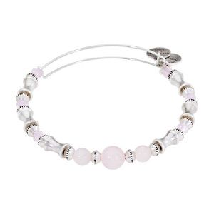 Alex and Ani Rose Quartz Beaded Bangle